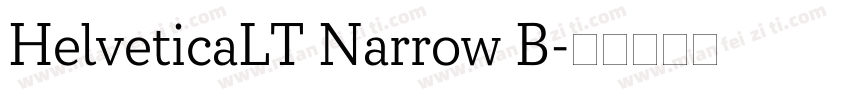 HelveticaLT Narrow B字体转换